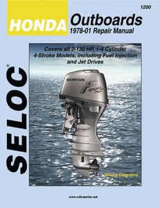 Honda Outboards, All Engines, 1-4 Cyl, 2.0-130hp, '78-'01 Manual